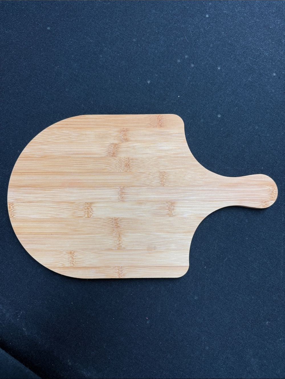 Bamboo Paddle Cutting Board - Natural Light Wood